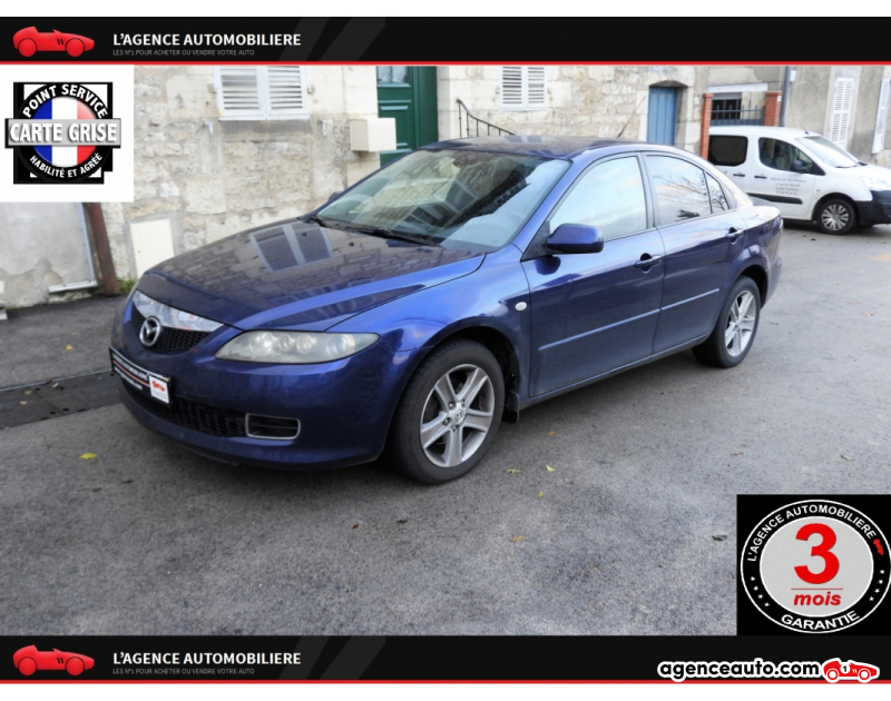 Achat voiture occasion, Auto occasion pas cher | Agence Auto Mazda Mazda 6 Mazda 6 Phase 2 (GG1) 2.0 DiTD 121cv Violet Année 2006 Manuelle Diesel