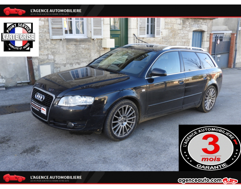 Achat voiture occasion, Auto occasion pas cher | Agence Auto Audi A4 Avant Serie 2 Phase 2 (8ED) 2.0 TDi 140 cv Violet Année 2008 Manuelle Diesel