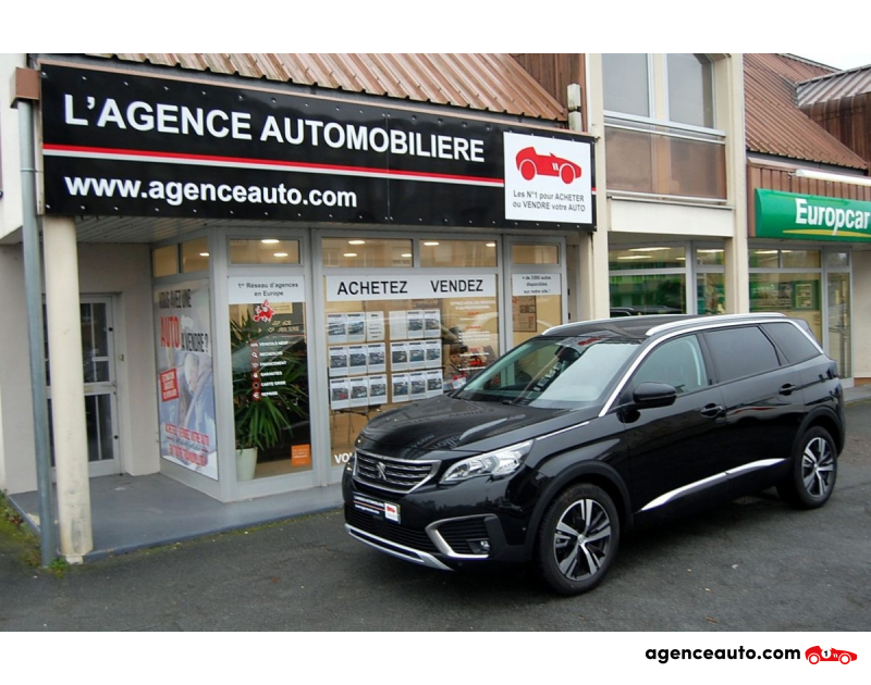 Achat voiture occasion, Auto occasion pas cher | Agence Auto Peugeot 5008 1.6 BLUEHDI ALLURE 7 PLACES Violet Année 2017 Manuelle Diesel