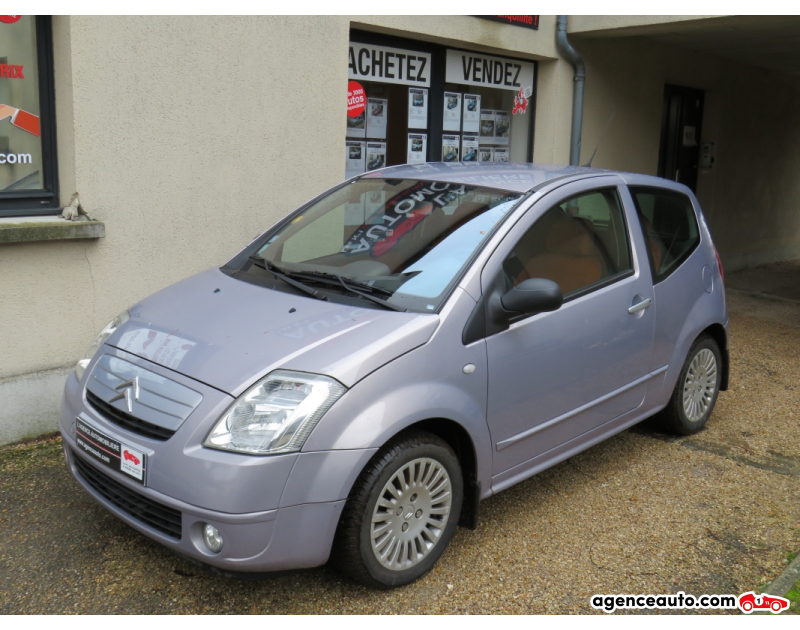 Aankoop Gebruikte Auto, Goedkope Gebruikte Auto | Agence Auto Citroen C2 exclusive 1.4 75 cv Violet Jaar 2004 Manuelle Essence