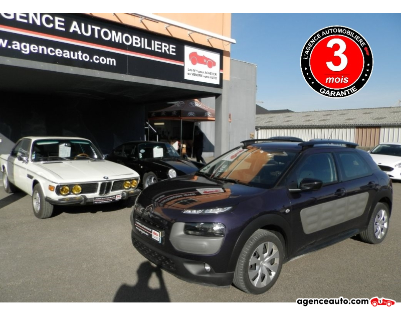 Achat voiture occasion, Auto occasion pas cher | Agence Auto Citroen C4 Cactus 1.6 HDi ETG6 92cv - FEEL Violet Année 2014 Automatique Diesel