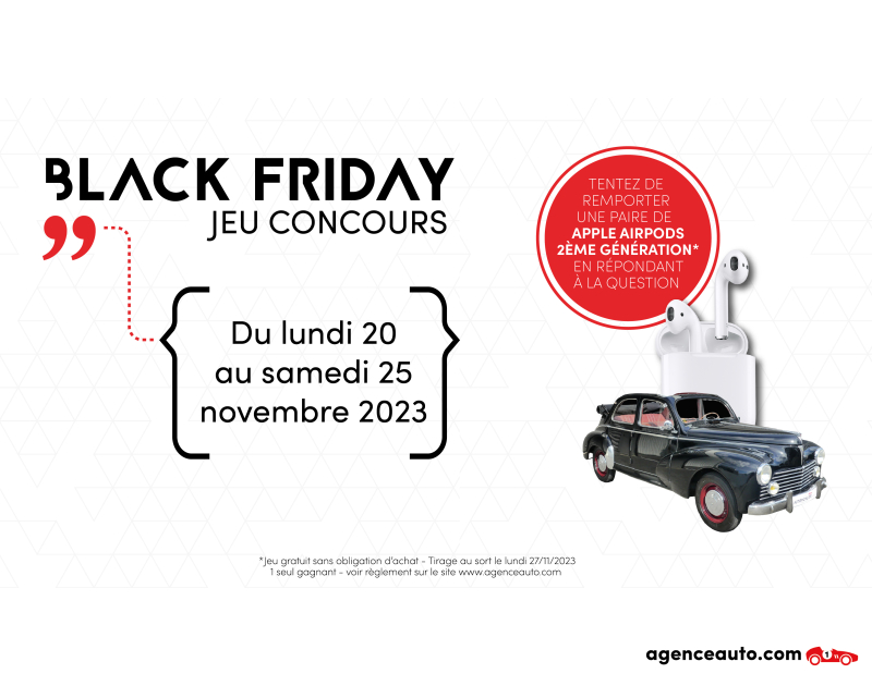 L'AGENCE AUTOMOBILIERE fait son BLACK FRIDAY