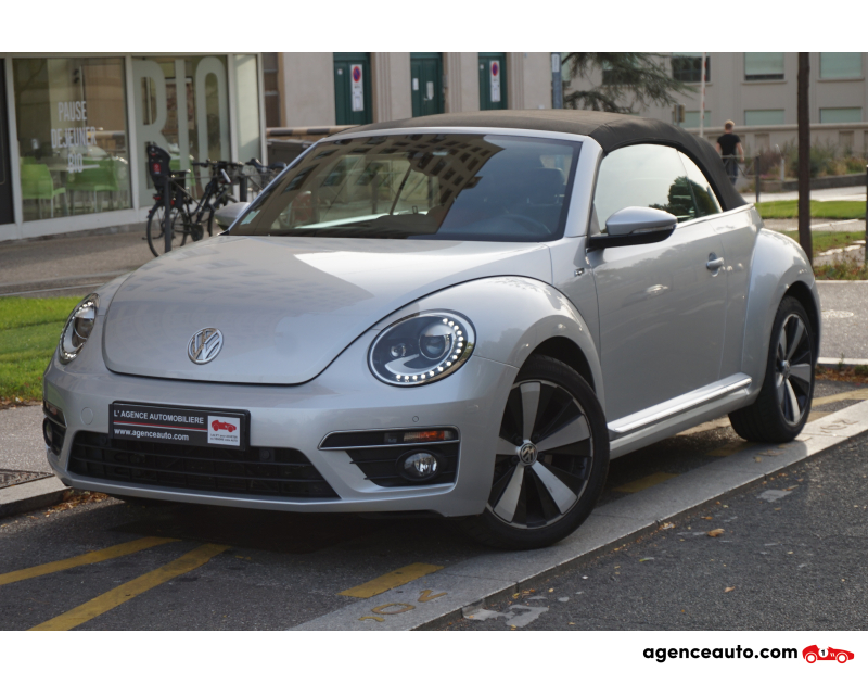 Achat voiture occasion, Auto occasion pas cher | Agence Auto Volkswagen Coccinelle Cabriolet 2.0 TDi 140 SPORT PACK R-LINE Violet Année 2014 Manuelle Diesel