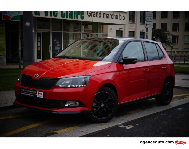 Achat voiture occasion, Auto occasion pas cher | Agence Auto Skoda Fabia 1.0 TSi 110 GreenTec Monté Carlo 1°M Violet Année 2018 Manuelle Essence