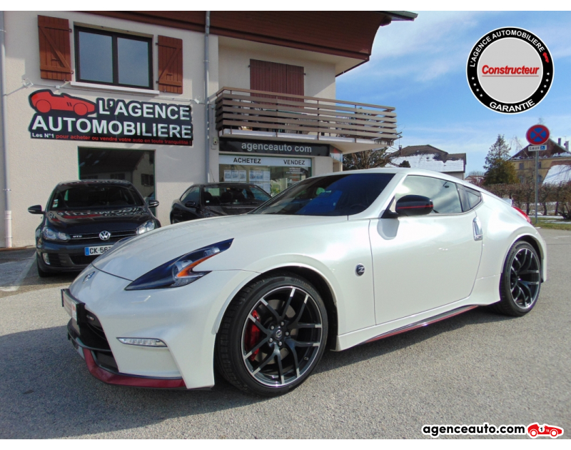 Achat voiture occasion, Auto occasion pas cher | Agence Auto Nissan 370 Z NISMO 3.7 344ch blanc nacré Violet Année 2016 Manuelle Essence