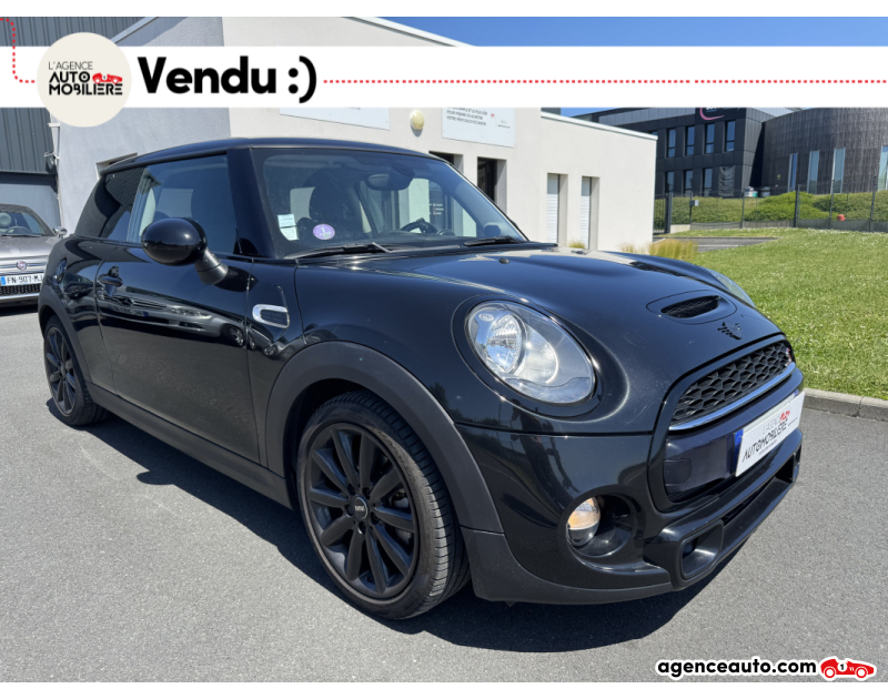 Aankoop Gebruikte Auto, Goedkope Gebruikte Auto | Agence Auto Mini Mini F56 Cooper S 2.0i 192 3 portes Noir Jaar 2016 Manuelle Essence