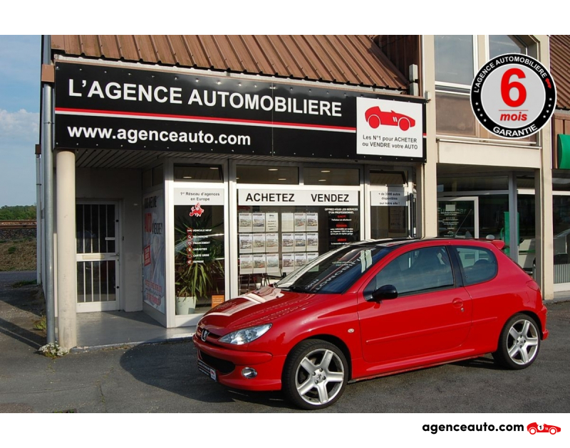 Achat voiture occasion, Auto occasion pas cher | Agence Auto Peugeot 206 RC 2.0 180ch Rouge Aden carnet suivi Violet Année 2006 Manuelle Essence
