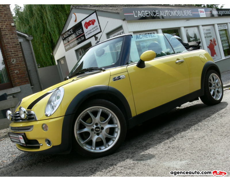 Achat voiture occasion, Auto occasion pas cher | Agence Auto Mini Cooper CABRIOLET 1.6i 116CH 5V Violet Année 2004 Manuelle Essence
