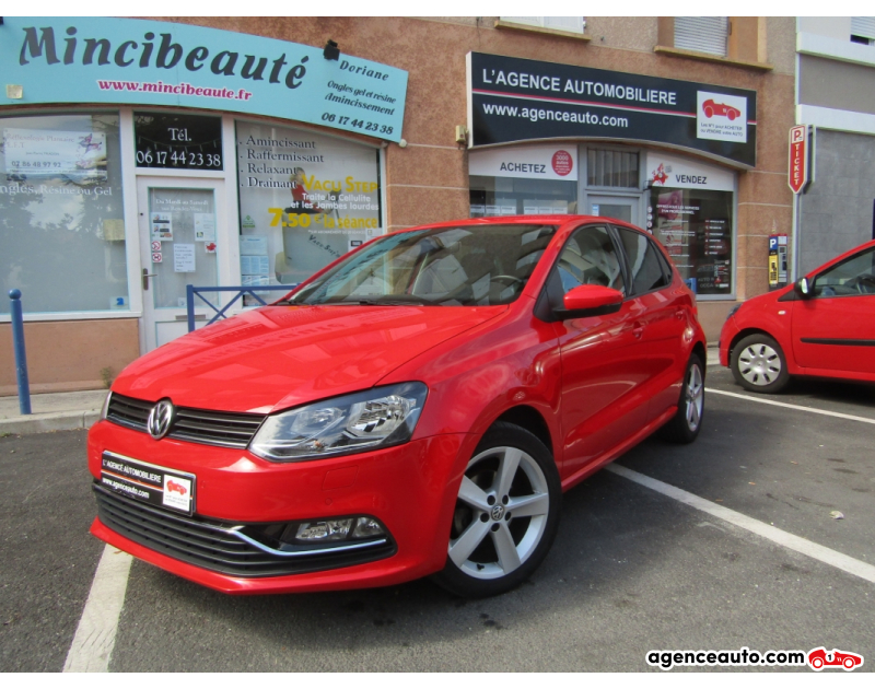 Achat voiture occasion, Auto occasion pas cher | Agence Auto Volkswagen Polo 1,4 TDI 90 CH SPORTLINE BVA DSG7 Violet Année 2014 Automatique Diesel
