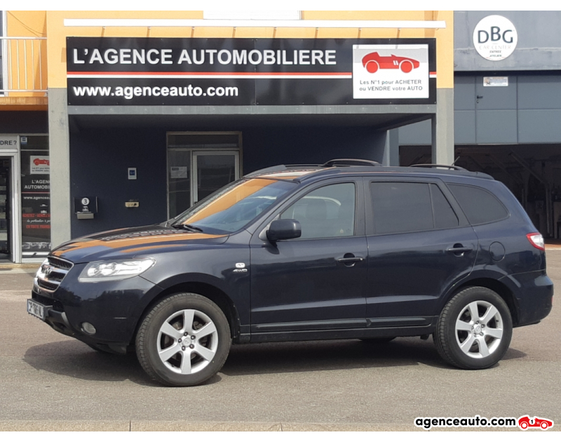 Aankoop Gebruikte Auto, Goedkope Gebruikte Auto | Agence Auto Hyundai Santa Fe 2 2.2 CRDi 4x4 155cv Violet Jaar 2008 Manuelle Diesel