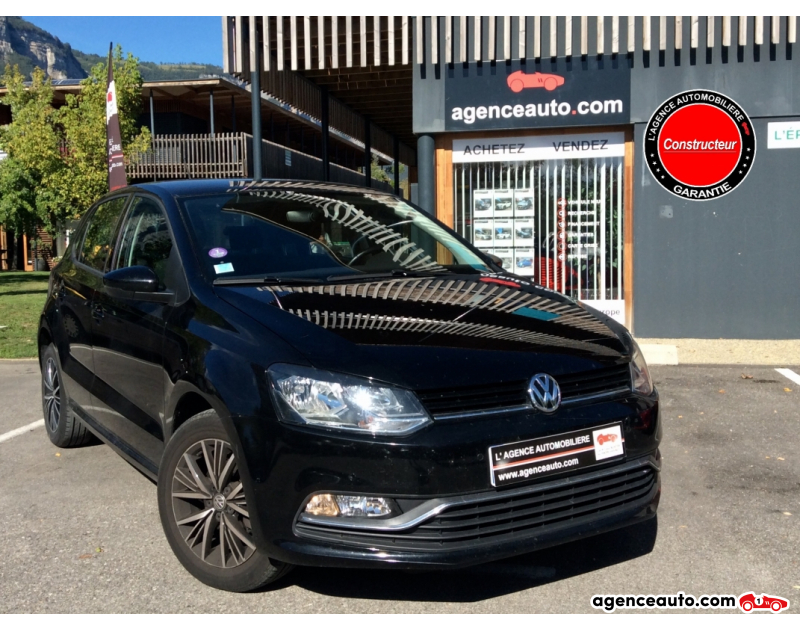 Achat voiture occasion, Auto occasion pas cher | Agence Auto Volkswagen Polo 1.0 60 ch Match GPS Violet Année 2017 Manuelle Essence