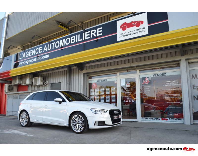 Achat voiture occasion, Auto occasion pas cher | Agence Auto Audi A3 30 TDI 116 S tronic 7 / Sport Violet Année 2018 Automatique Diesel