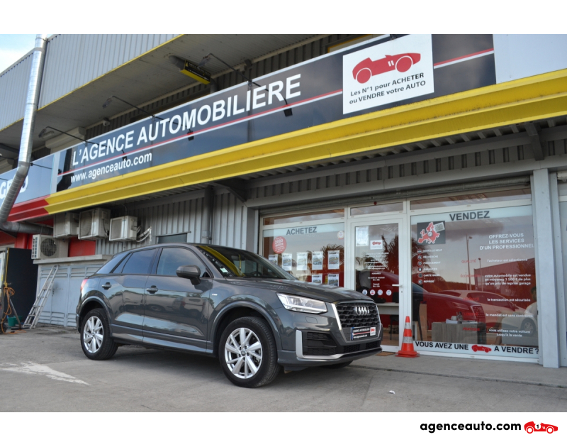 Achat voiture occasion, Auto occasion pas cher | Agence Auto Audi Q2 1.4 TFSI 150ch COD S line S tronic Violet Année 2017 Automatique Essence