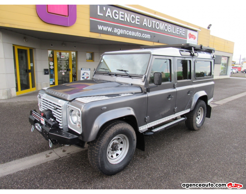 Achat voiture occasion, Auto occasion pas cher | Agence Auto Land Rover Defender 110 SW MARK VI 2.2 TD4 122 SE Violet Année 2015 Manuelle Diesel