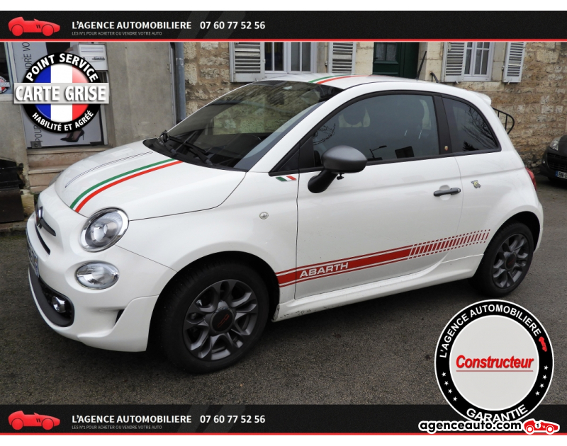 Compra de Carros Usados, Carros Usados Baratos | Auto Immo Fiat 500 1.2i 69 S GAR 1 AN Violet Ano 2018 Manuelle Essence