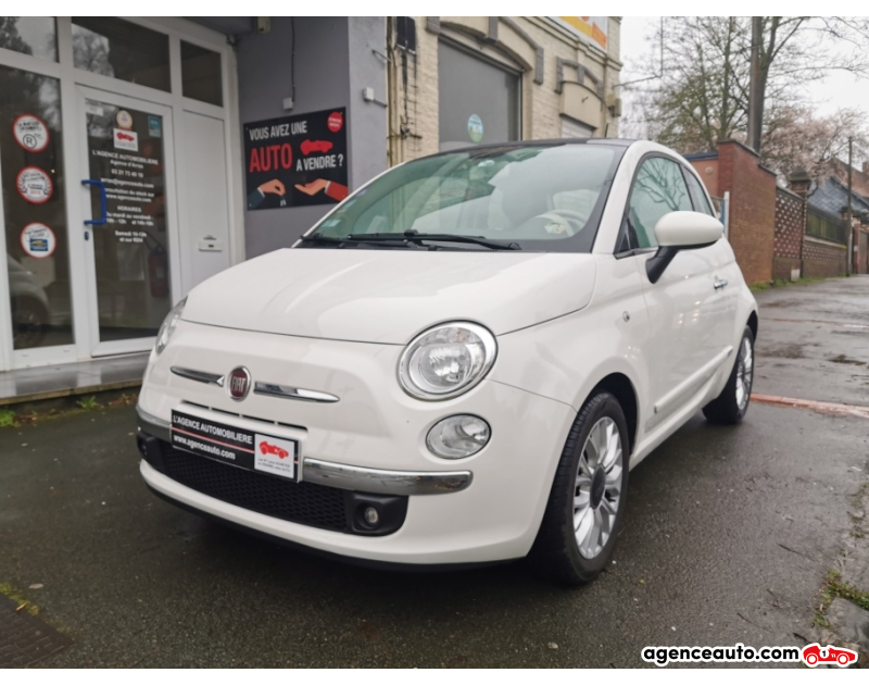 Achat voiture occasion, Auto occasion pas cher | Agence Auto Fiat 500 1.2 69CV LOUNGE DUALOGIC ( Garantie ) Violet Année 2014 Automatique Essence