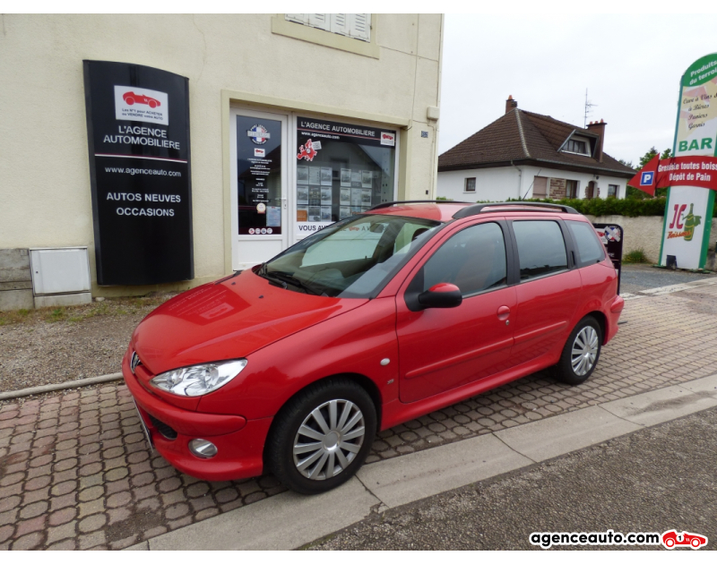 Achat voiture occasion, Auto occasion pas cher | Agence Auto Peugeot 206 SW 2,0 HDi 90 XS Violet Année 2003 Manuelle Diesel