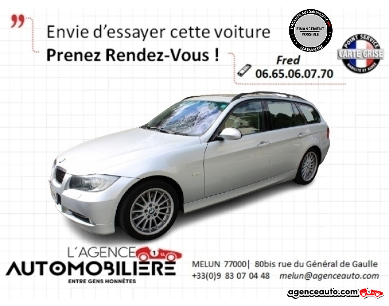 Achat voiture occasion, Auto occasion pas cher | Agence Auto Bmw Série 3 330 XI TOURING PACK LUXE Blanc Année 2005 Automatique Essence