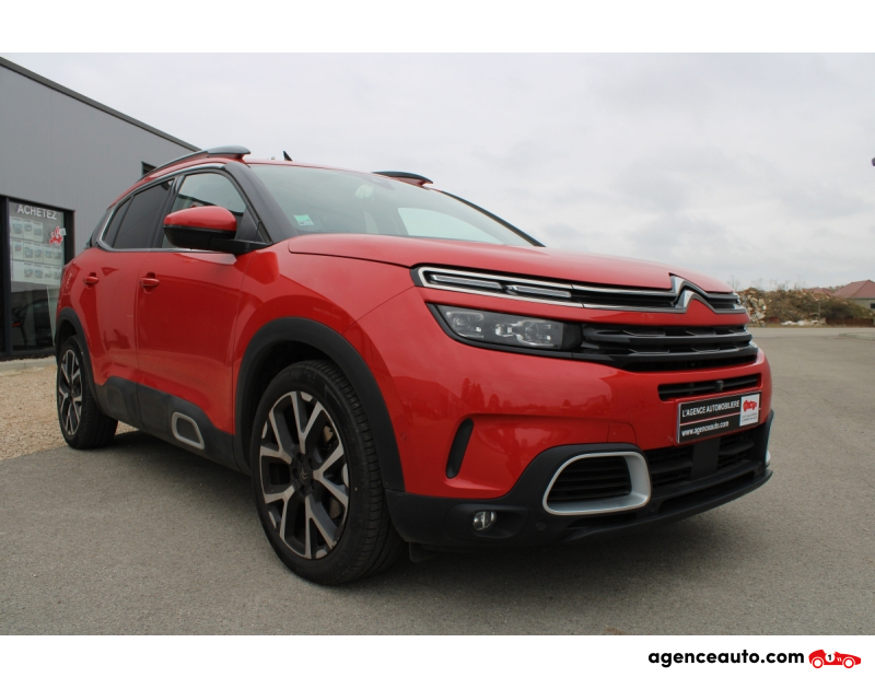 Achat voiture occasion, Auto occasion pas cher | Agence Auto Citroen C5 Aircross aircross BlueHDi 130ch  Shine Rouge Année 2019 Manuelle Diesel