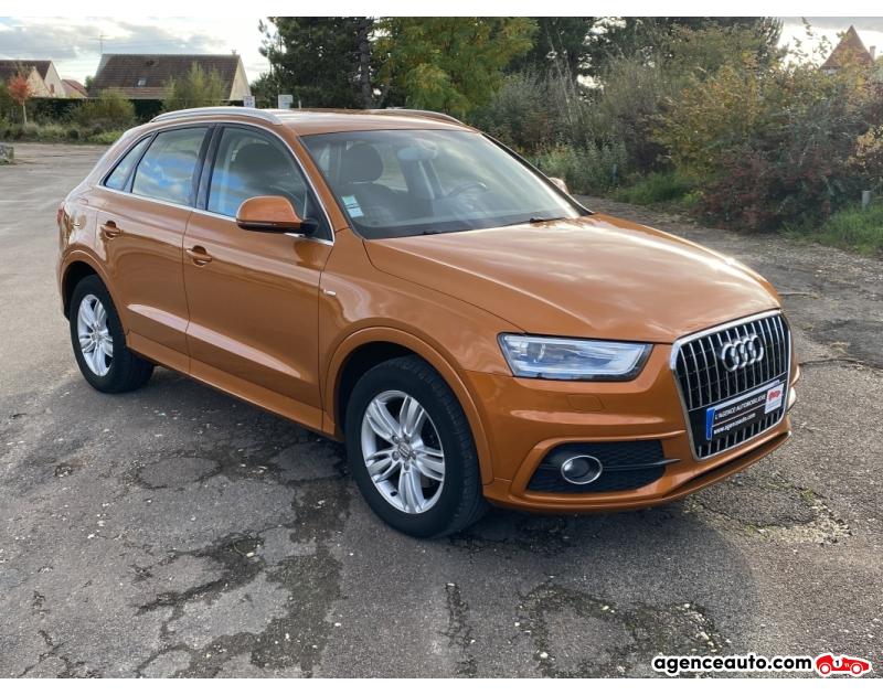 Achat voiture occasion, Auto occasion pas cher | Agence Auto Audi Q3 S line 2.0 TDI 140 CH Entretien Audi Orange Année 2012 Manuelle Diesel