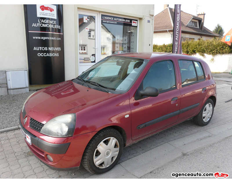Compra de Coches Usados, Coches Usados Baratos %'|'% Agence Auto Renault Clio 1,5 DCI 65 EXPRESSION Violet Año 2003 Manuelle Essence