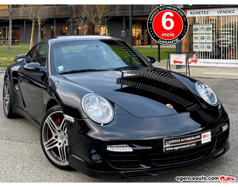 Achat voiture occasion, Auto occasion pas cher | Agence Auto Porsche 911 997 Turbo 3.6 480 BVM Noir Année 2007 Manuelle Essence