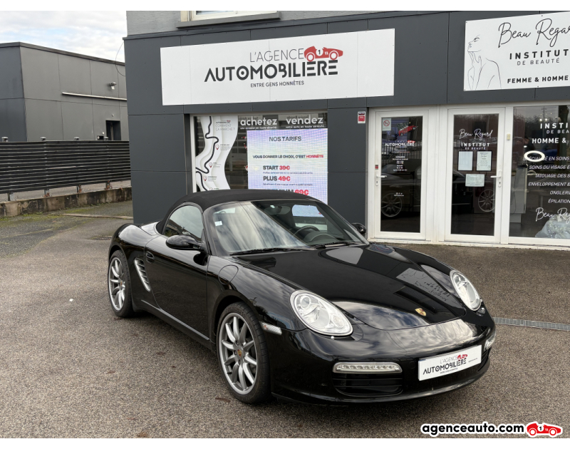 Compra de Coches Usados, Coches Usados Baratos %'|'% Agence Auto Porsche Boxster 987-1 2.7 i Cabriolet 245 cv Noir Año 2007 Manuelle Essence