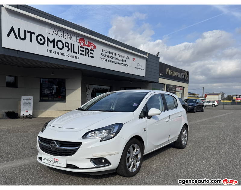 Achat voiture occasion, Auto occasion pas cher | Agence Auto Opel Corsa Opel Corsa 1.4 Turbo Design 120 Ans 5P 101ch Blanc Année 2019 Manuelle Essence