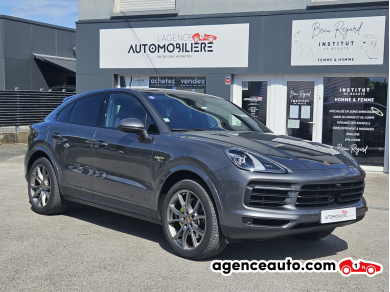 Achat voiture occasion, Auto occasion pas cher | Agence Auto Porsche Cayenne Coupe E-HYBRID 3.0 V6 462 CV AWD -  FRANCE PREMIERE MAIN Gris Année: 2021 Automatique Hybride