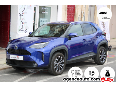 Achat voiture occasion, Auto occasion pas cher | Agence Auto Toyota Yaris Cross CROSS 1.5 114H 90 FULL-HYBRID DESIGN BVA (Carplay, Caméra de recul, sièges chauffants,..) Bleu Année: 2022 Automatique Hybride