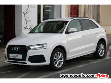 Achat voiture occasion, Auto occasion pas cher | Agence Auto Audi Q3 2.0 TDI 185 S-LINE QUATTRO S-TRONIC BVA ( Entretien Audi, Radar Av / Arr, Roue de secours ... ) Blanc Année: 2016 Automatique Diesel