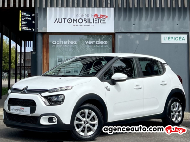 Achat voiture occasion, Auto occasion pas cher | Agence Auto Citroen C3 (Phase 2) 1.2 VTi 83ch You / 1°Main Blanc Année: 2022 Manuelle Essence