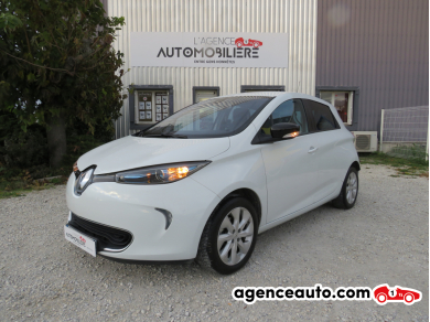 Achat voiture occasion, Auto occasion pas cher | Agence Auto Renault Zoe INTENS charge rapide 22kwh Blanc Année: 2014 Automatique Électrique