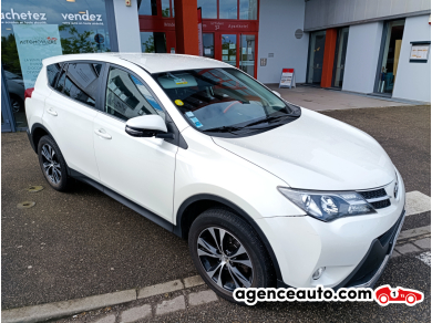 Achat voiture occasion, Auto occasion pas cher | Agence Auto Toyota RAV4 2.2 D 4WD 150 cv Blanc Année: 2014 Manuelle Diesel