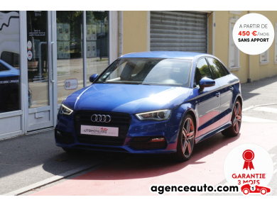 Achat voiture occasion, Auto occasion pas cher | Agence Auto Audi A3 Berline 1.8 TFSI 180 S-Line BVM6 (Bang & Olufsen, Sièges Diamant, Jantes Alu 19) Bleu Année: 2016 Manuelle Essence