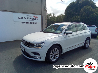 Achat voiture occasion, Auto occasion pas cher | Agence Auto Volkswagen Tiguan 2.0 TDI 150 CONFORT LINE DSG7 BVA Blanc Année: 2016 Automatique Diesel