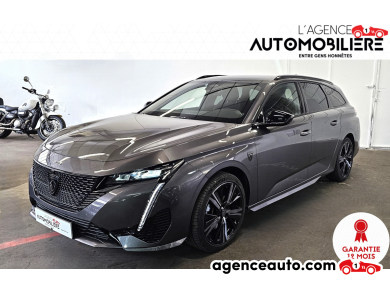 Achat voiture occasion, Auto occasion pas cher | Agence Auto Peugeot 308 SW 130 GT PACK EAT8 - 1ere main - Suivis Peugeot Gris Année : 2022 Automatique Essence