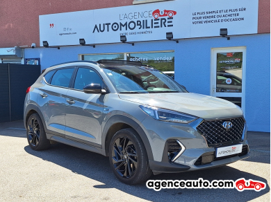 Achat voiture occasion, Auto occasion pas cher | Agence Auto Hyundai Tucson 1.6 CRDI 136cv Hybrid 48v N LINE EXECUTIVE Gris Année: 2020 Automatique Diesel