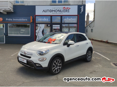 Aankoop Gebruikte Auto, Goedkope Gebruikte Auto | Agence Auto Fiat 500X CROSS PLUS 1.4 MultiAir 140ch BVM 4x2 (CUIR + TO) Wit Jaar: 2015 Handgeschakelde auto Benzine