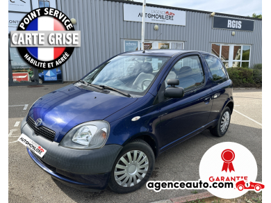 Aankoop Gebruikte Auto, Goedkope Gebruikte Auto | Agence Auto Toyota Yaris Terra 1.0 i 16V 68 cv *****GARANTIE 3 MOIS***** Blauw Jaar: 2000 Handgeschakelde auto Benzine