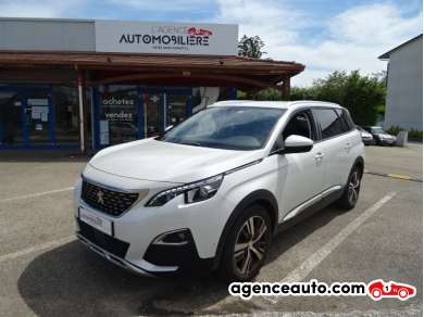 Achat voiture occasion, Auto occasion pas cher | Agence Auto Peugeot 5008 II 1.6 BLUEHDI 120 S&S ALLURE BUSINESS EAT6 Blanc Année: 2017 Automatique Diesel