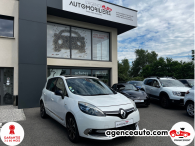 Achat voiture occasion, Auto occasion pas cher | Agence Auto Renault Scenic Phase II 1.5 dCi  110 cv BOSE Blanc Année: 2014 Manuelle Diesel