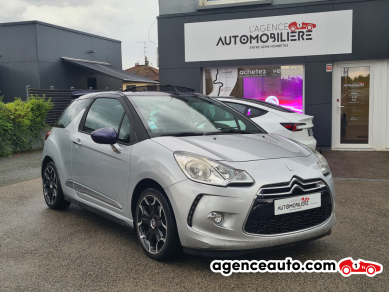 Achat voiture occasion, Auto occasion pas cher | Agence Auto Citroen DS3 Cabriolet 1.6 THP 16V 156 cv Sport Chic Gris Année: 2012 Manuelle Essence