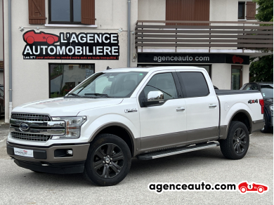 Achat voiture occasion, Auto occasion pas cher | Agence Auto Ford F150 3.5 380 SUPERCREW LARIAT DISPONIBLE Blanc Année: 2020 Automatique Essence