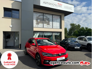 Achat voiture occasion, Auto occasion pas cher | Agence Auto Volkswagen Polo VI 1.0 TSI 115 CV R-LINE Rouge Année: 2020 Manuelle Essence