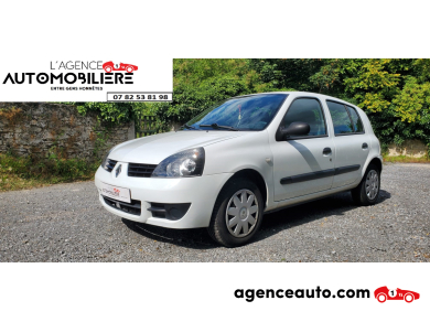 Achat voiture occasion, Auto occasion pas cher | Agence Auto Renault Clio Clio III 1.2 16v 75 Authentique Blanc Année: 2004 Manuelle Essence