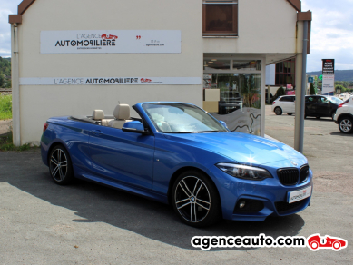 Aankoop Gebruikte Auto, Goedkope Gebruikte Auto | Agence Auto Bmw Série 2 Cabriolet 218dA 150 CH M Sport Blauw Jaar: 2019 Automatische auto Diesel