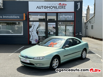 Achat voiture occasion, Auto occasion pas cher | Agence Auto Peugeot 406 Coupé 2.0 L 135 ch BVM5 Pack (1ère main) Vert Année: 1998 Manuelle Essence