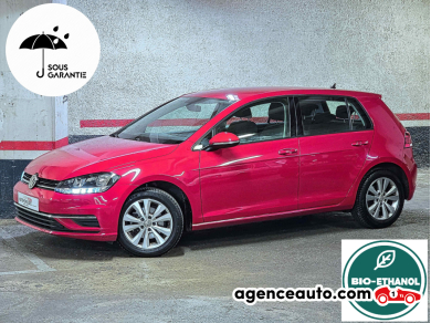 Achat voiture occasion, Auto occasion pas cher | Agence Auto Volkswagen Golf VII 1.4 TSi 125ch Ethanol MultiFuel Rouge Année: 2018 Manuelle Bioethanol