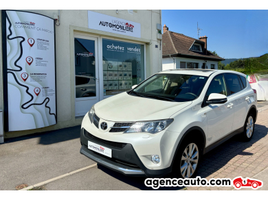 Achat voiture occasion, Auto occasion pas cher | Agence Auto Toyota RAV4 IV 2.2 D CAT 16V 4WD 150 cv Boîte auto Attache Remorque Blanc Année: 2014 Automatique Diesel